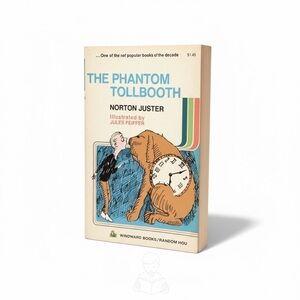 VTG CLASSIC NOVEL The Phantom Tollbooth Book by Norton Juster kids books class